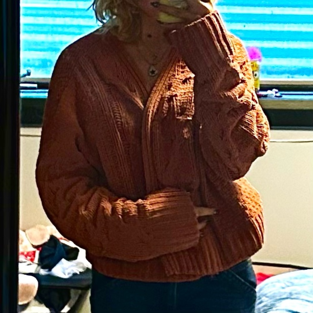 Pink Knit Sweater - Picture 2 of 2